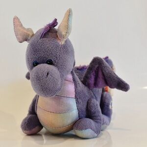 Plush Purple Dragon Toy